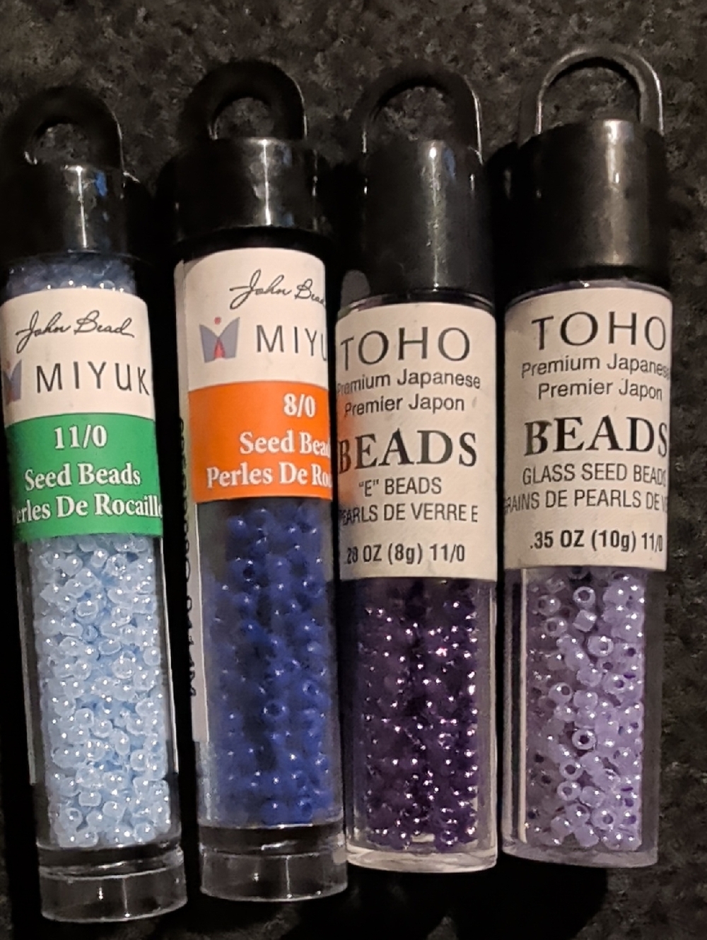 Toho & Some Miyuki Glass Seed Beads 38 Tube Lot - Picture 9 of 10
